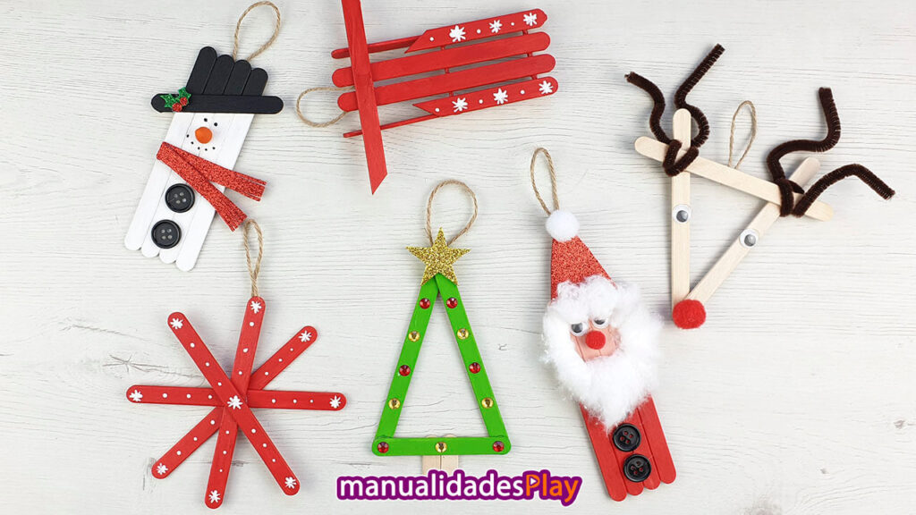 manualidades navideñas para niños en casa
